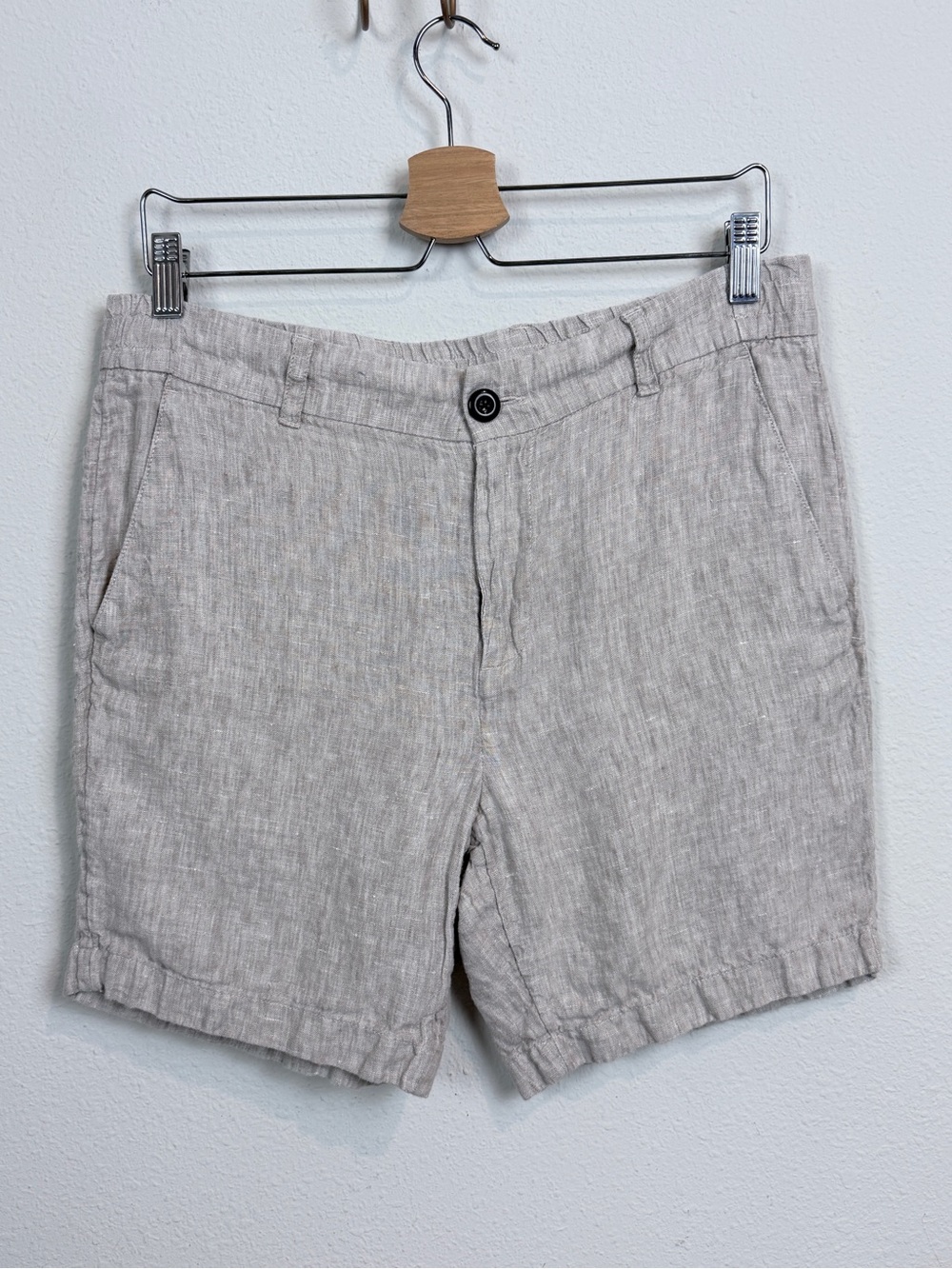 Panama Jack Women’s Linen Bermuda Shorts M